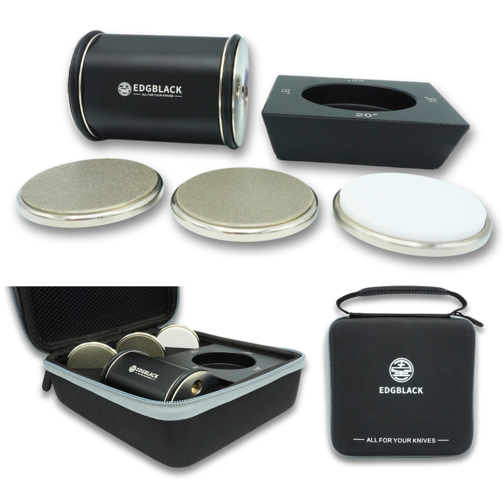 EDGBLACK Knife Sharpener | Rolling Whetstone