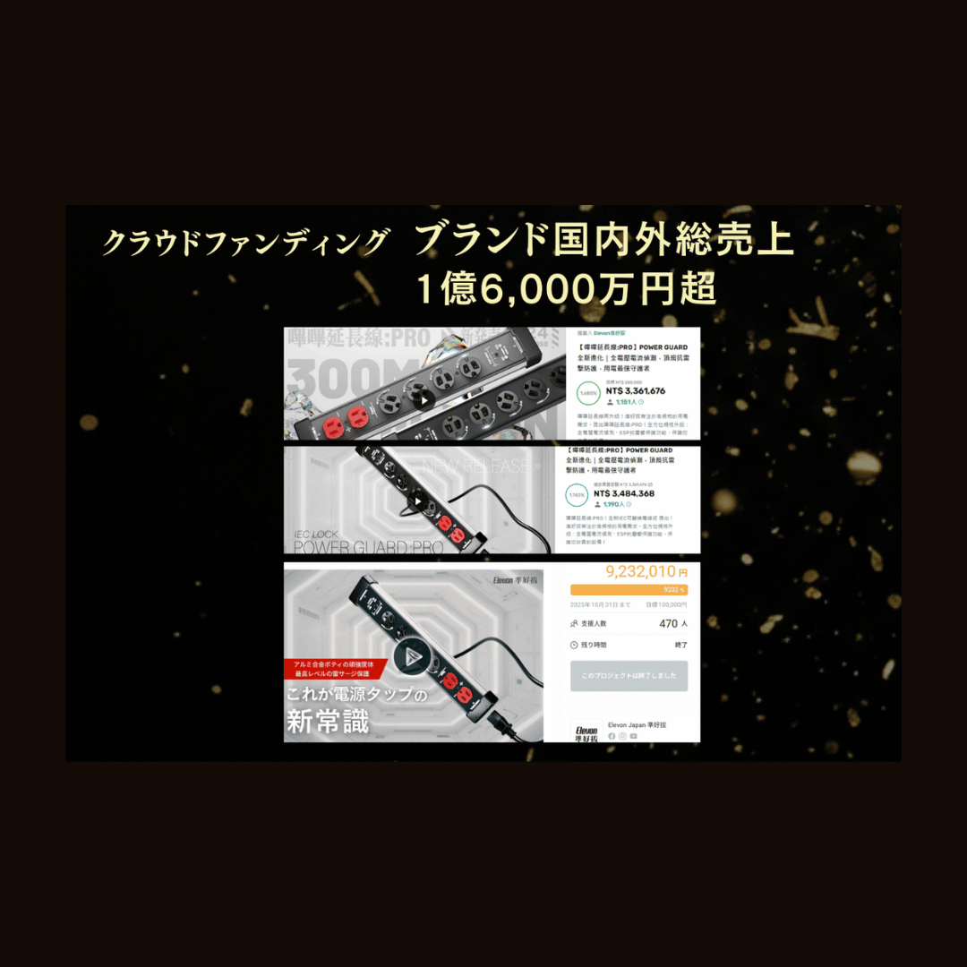 Elevon 準好拔　BEEP電源タップ:PRO