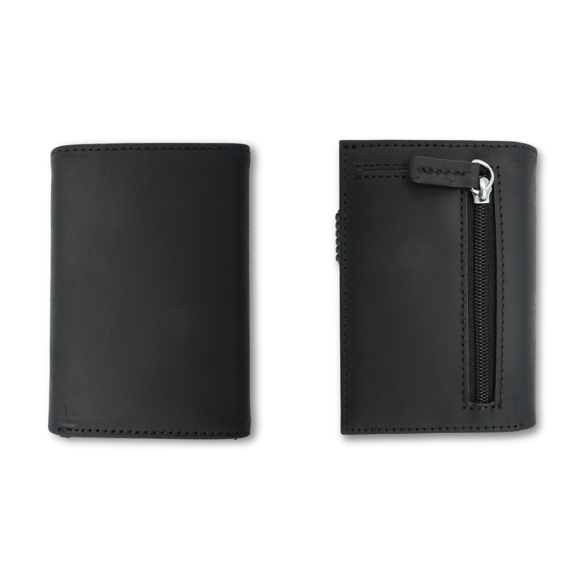 PRACTY Apot ポップアップカードケース搭載 本革製三つ折り財布